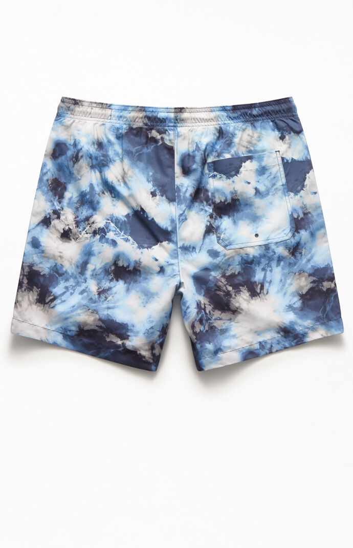 Mixed Dye Effects 17" Swim Trunks