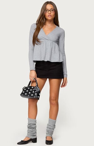 Kenzie Long Sleeve Babydoll Top image number 5