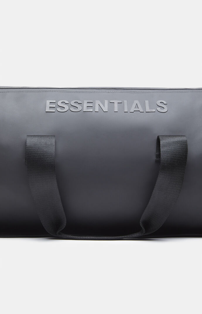 Fear Of God FOG Essentials Black Duffel Bag PacSun