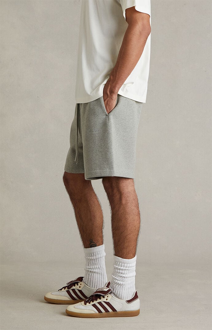 Fear of God ESSENTIALS Concrete Heather Signature Classic Sweat Shorts