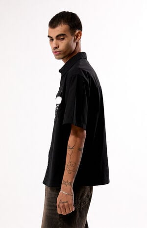 Skater Button Down Boxy Shirt image number 3