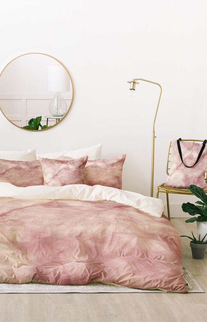 Rose Marble Duvet Set