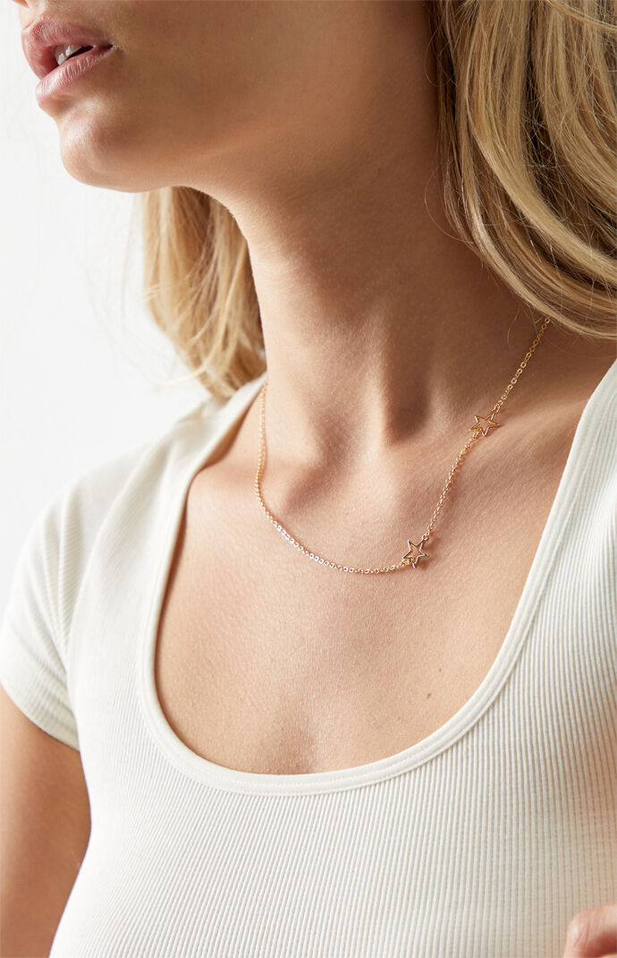 One Sided Star Necklace