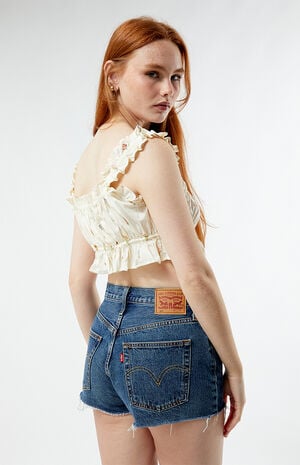 501 Original Dark Indigo Denim Shorts image number 4