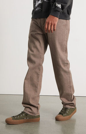 Brown 501 Original Fit Jeans image number 3