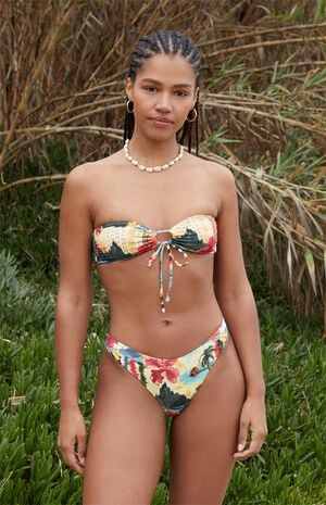 Multi Jessie Low Rise Cheeky Bikini Bottom image number 1