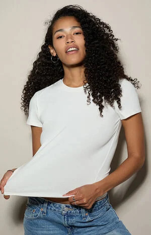 Carolyn Cotton Crew Neck T-Shirt image number 1