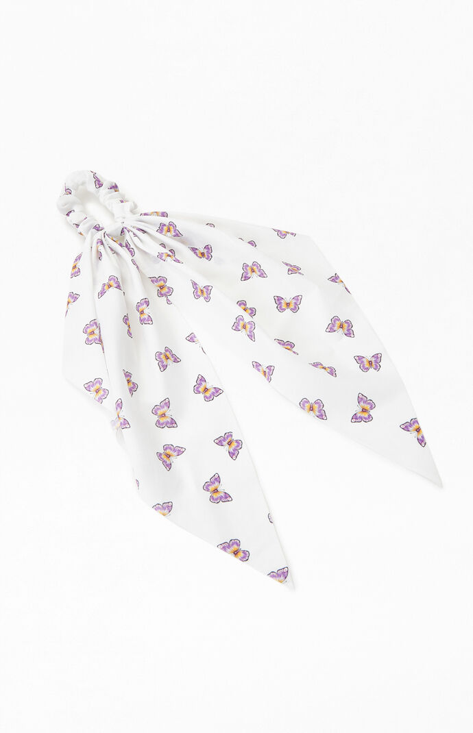 Royal Butterfly Flowy Scrunchie