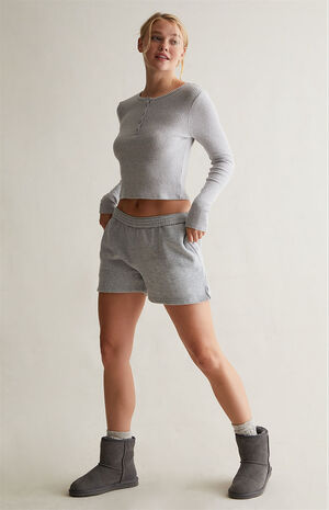 Cozy Button Up Long Sleeve Top image number 3