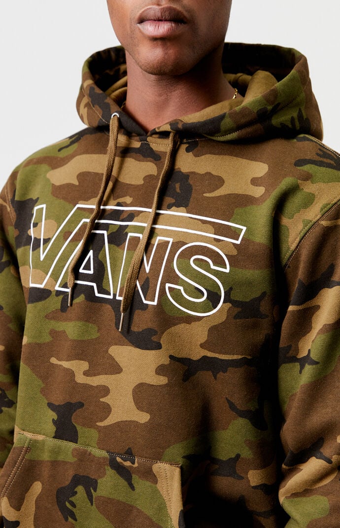 Pacsun camo hoodie top