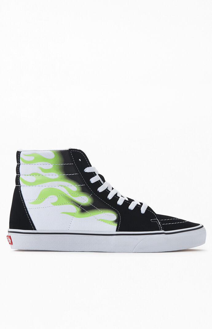 neon vans sk8 hi