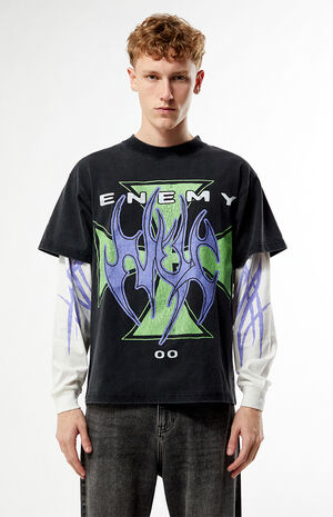 No Life 2fer Long Sleeve T-Shirt image number 2