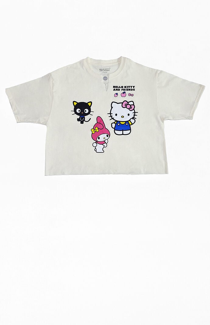 Hello Kitty & Friends Chococat My Melody Cropped T-Shirt