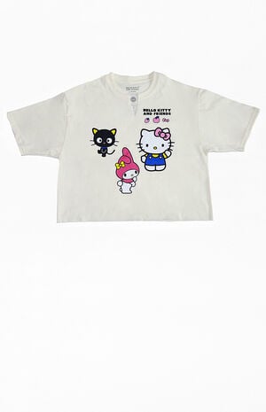 Hello Kitty & Friends Chococat My Melody Cropped T-Shirt image number 1
