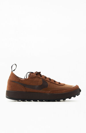 x Tom Sachs Brown NikeCraft General Purpose Shoes image number 1