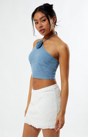 Scrunch Seamed Mini Skirt image number 3