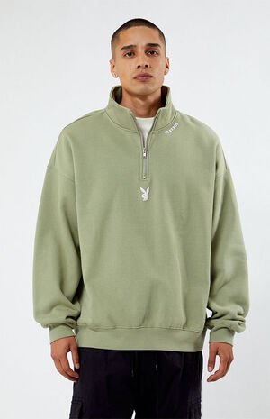By PacSun Mode Quarter Zip Sweatshirt image number 1