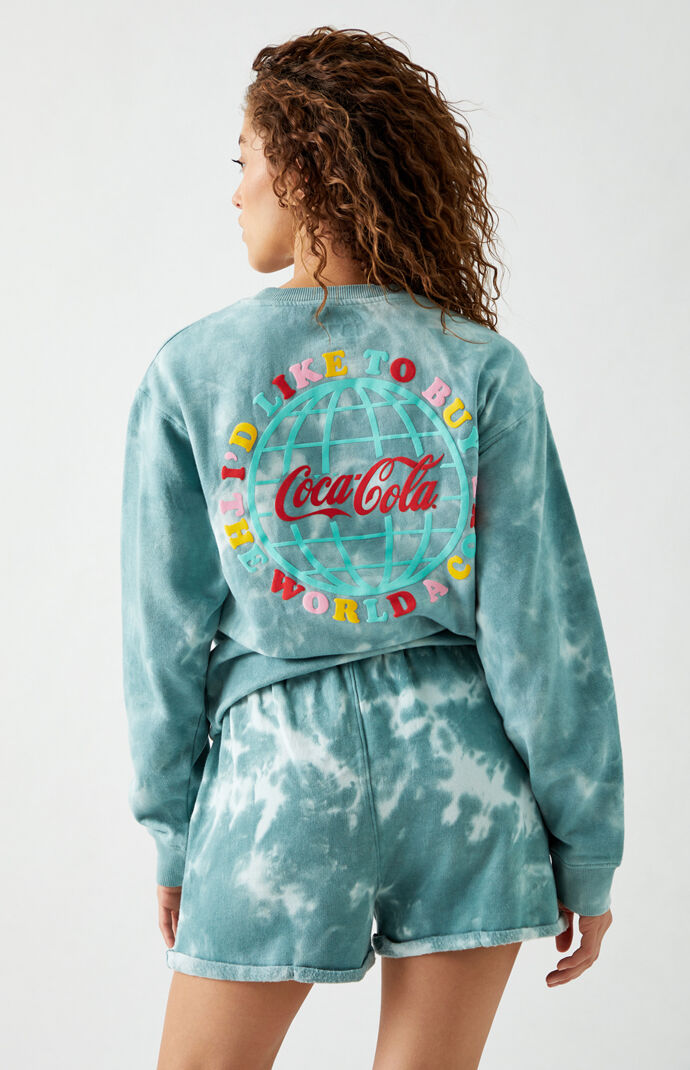 x Coca-Cola Teal Globe Shorts