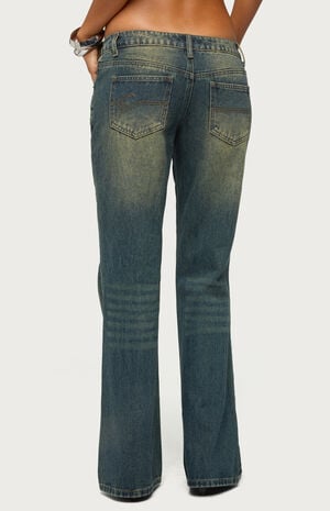 Shirili Low Rise Flared Jeans image number 3