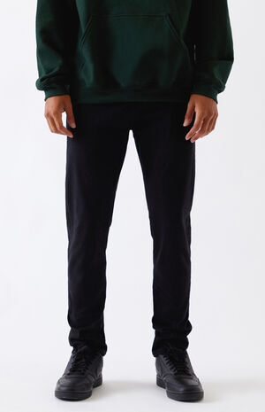 Black Slim Taper Jeans image number 1