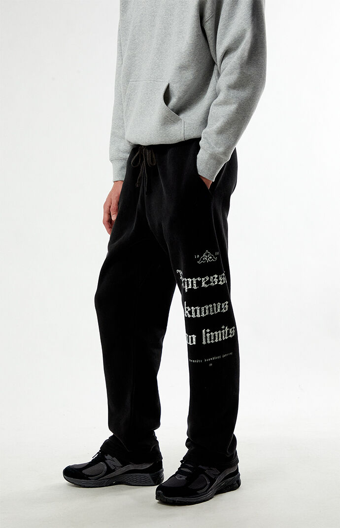 Pacsun Black Expressions Baggy Sweatpants