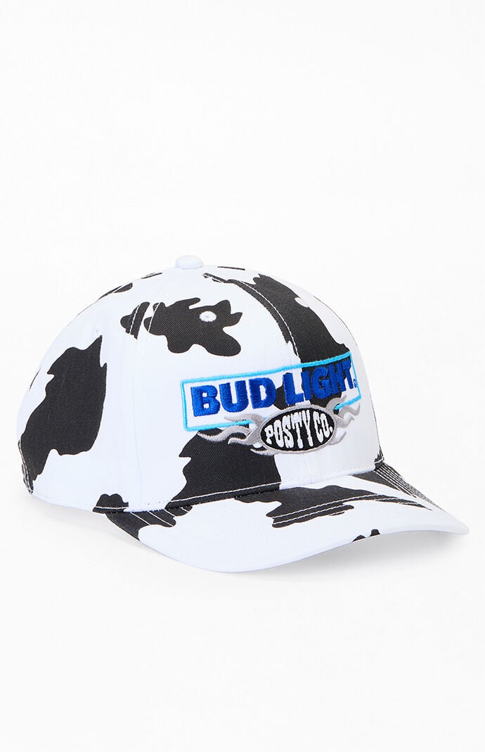 Post Malone x Bud Light Cow Print Snapback Hat