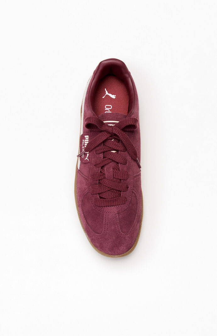 PUMA Palermo バーガンディ スニーカー Puma Burgundy Puma Palermo Leather Shoes | Pacsun