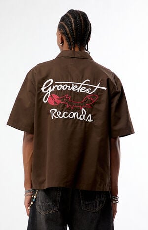 Groove Records Chainstitch Camp Shirt image number 2