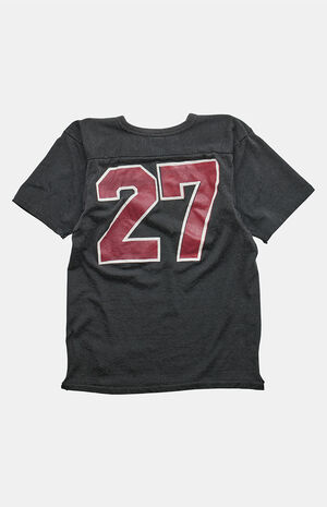 80s Number 27 V-neck Graphic T-Shirt image number 1
