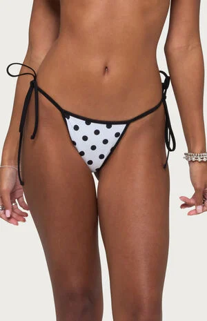 Tora Polka Dot String Bikini Bottom image number 1