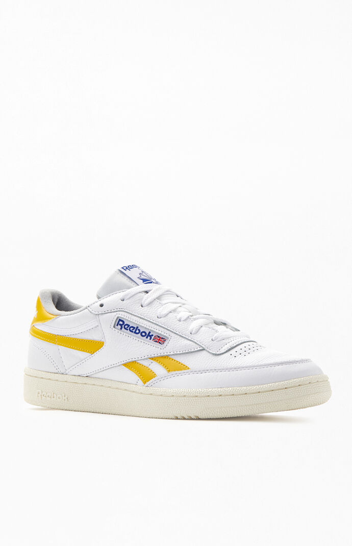 yellow reebok sneakers