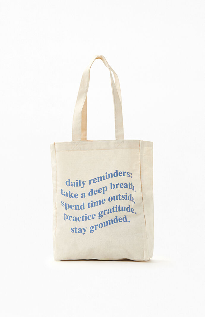 Daily Reminders Tote Bag