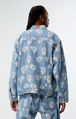 x Gundam Denim Trucker Jacket image number 4