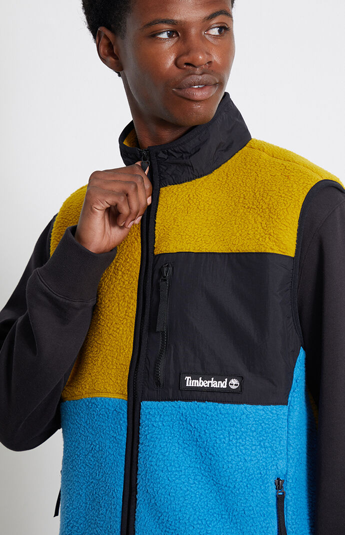 Timberland fleece vest best sale