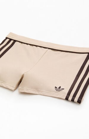 Active Heather Grey 3-Stripes Biker Shorts image number 2
