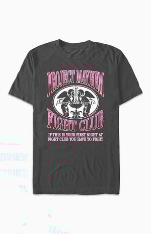 Project Mayhem Fight Club T-Shirt image number 1