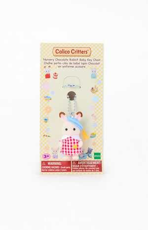 Chocolate Rabbit Baby Key Chain Bag Charm image number 2