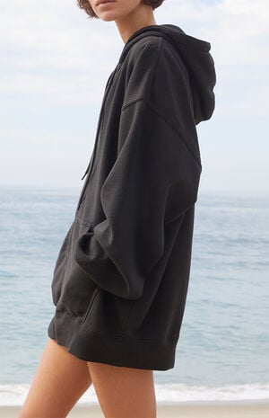 Black Full Zip Hoodie image number 3