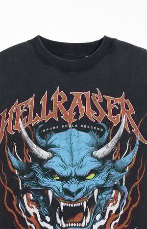 Hellraiser Vintage Oversized T-Shirt image number 3
