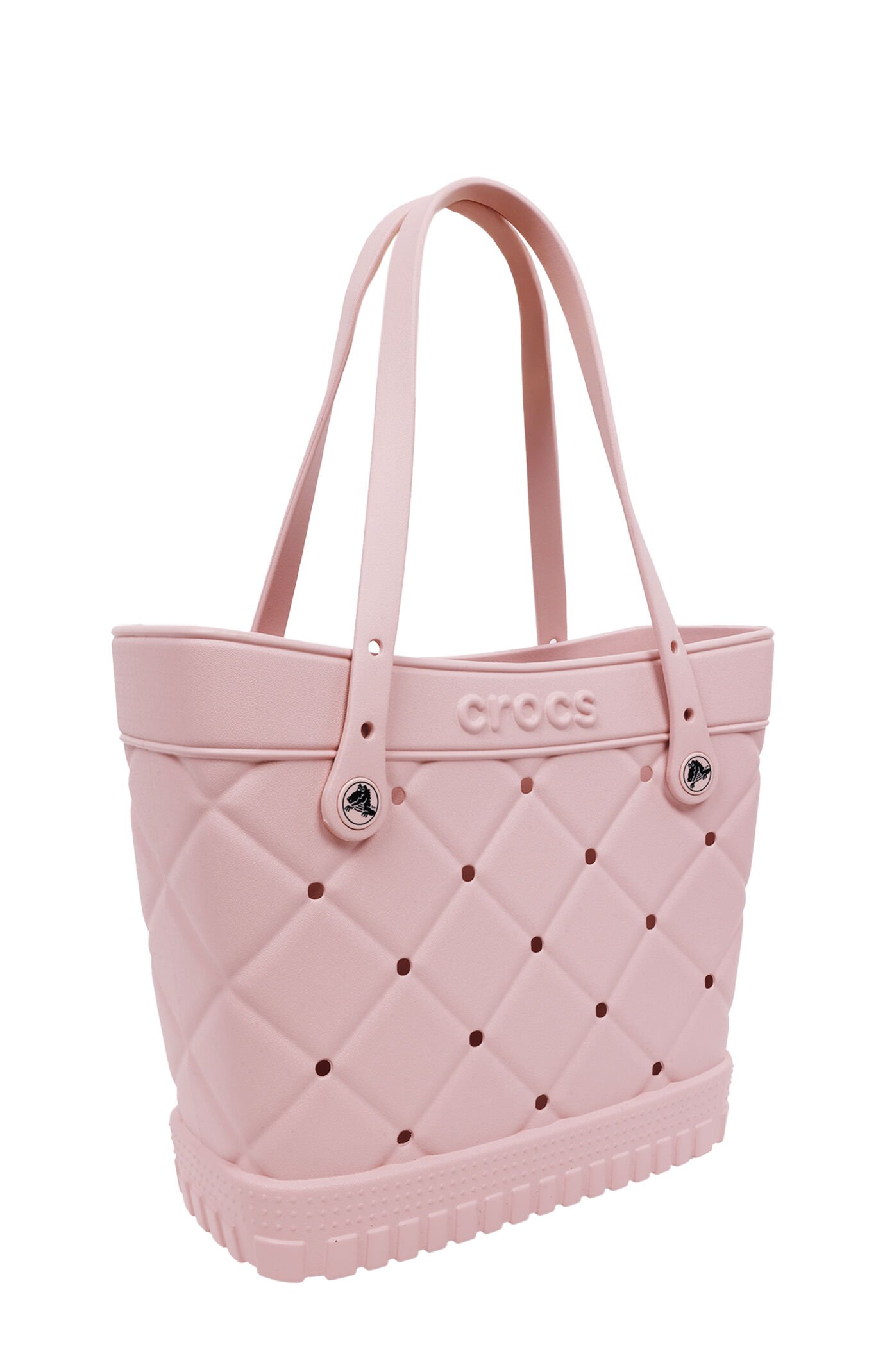 Crocs Light Pink Medium Quilted Tote Bag