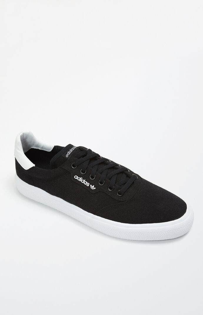 adidas 3mc black & white contrast canvas shoes