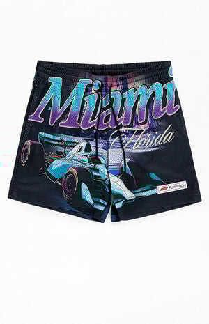 x PacSun Miami Skyline Mesh Shorts