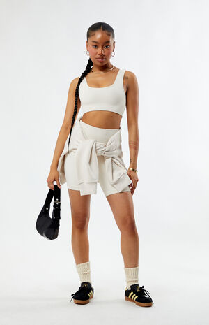 Active Seamless Ribbed Sports Bra image number 4