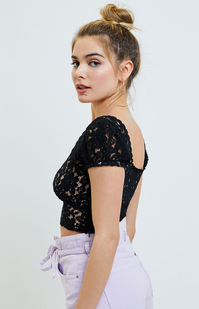 Lace Bustier Top