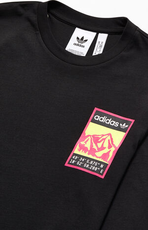 adidas Black Adiplore Long Sleeve T-Shirt | PacSun