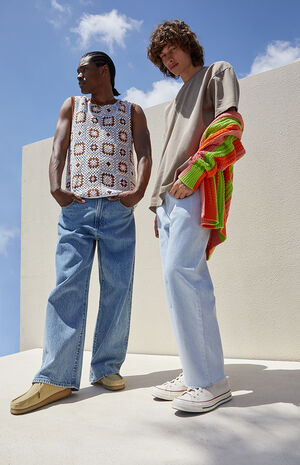 Eco Baggy Indigo Jeans image number 2