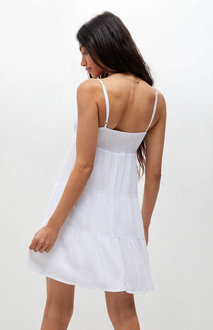 Smocked Tiered Babydoll Dress image number 3