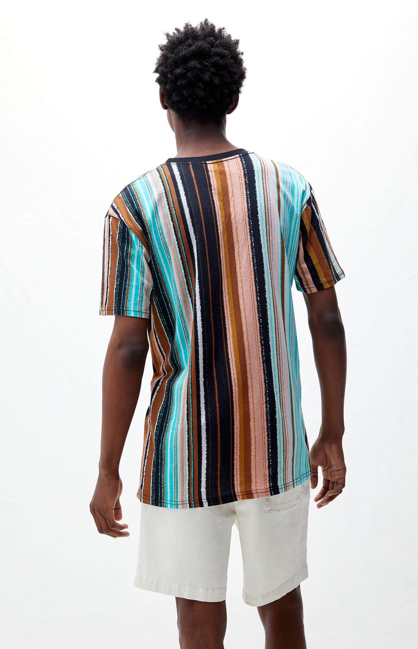 PacCares Black \u0026 Blue Vertical Striped 