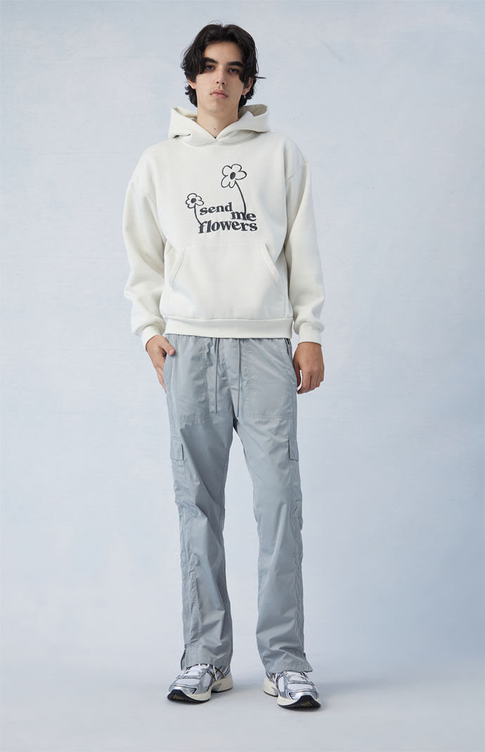 Pacsun Gray Nylon Straight Cargo Pants | PacSun