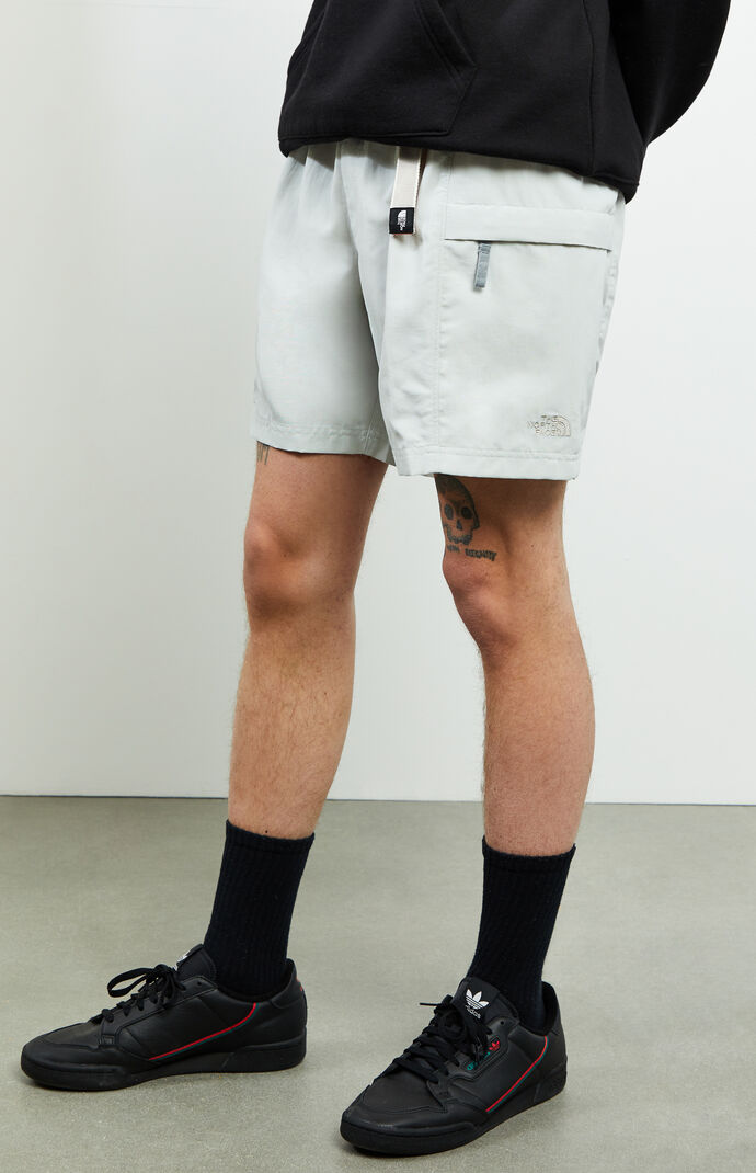 Gray Class V Belted Hybrid Shorts